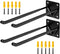Gocenyi Garage Hook Hangers 2 Pcs, Shovel Holder Wall Mount, Rake Racks, Upgraded