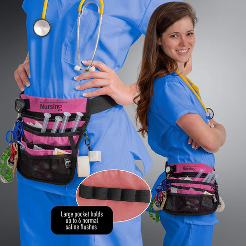 Pack Kangapak Nurse Fanny Multi Compartment Waist Organizer Tool Bag for Students, Practitioners & Medical
