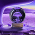 Oriamde 3D 3.15 inch 16 Mushroom Crystal Ball Night Light Glass Ball Lamp with Color Changing Wooden Base and Remote