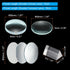 PATIKIL Optical Lens 1 Set, 6 Pcs Double Convex Lens Double Concave Lens Prism Lens Convex Mirror Concave Mirror Plane Mirror for Physics Teaching, Clear
