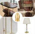 PATIKIL M10 2 Pack 17.5x32mm Thread Lamp Finial Cap Knob, Brass Lamp Shade Harp Top Screw Caps Decoration Light Fixture