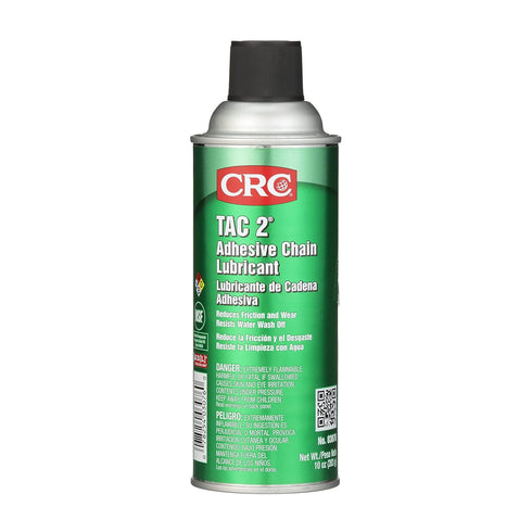 CRC TAC 2 Adhesive Chain Lubricant 03076 10 Wt. Oz, Tacky Synthetic