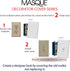 TayMac 2520LA MASQUE Light Almond 1-Gang Duplex Jumbo Electrical Outlet Cover Wall Plate 1-Pack