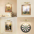 Dimmable 15.7" Wireless Picture Light Battery Operated with Remote LED Art Lights for Paintings Rechargeable Brass