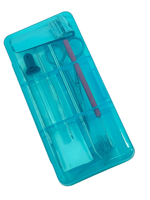ArTLaB Premium 25 Piece Dissection Kit, Stainless Steel Biology Instruments with Scalpel Handle, Blades & T-Pins