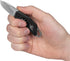 Kershaw Diode Folding Pocket Knife, 1.6 Inch Blade, Manual Opening, Liner Lock (1230), Black Steel