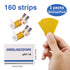 2 Pack 160 pH.1-14 Pack) pH Test Strips, Strips Universal pH Test Paper Litmus Test Paper Soap Making Testing Strips