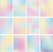 Patelai 120 Sheets Double Sided Lined Stationery Paper, 8.5 x 11 Decorative Writing Paper for Classroom, Pastel Gradient