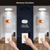 13in Dimmable 2000K, 3000K-6500K 24W BLNAN LED Flush Mount Ceiling Light Fixture with Remote Control, Night Light Wired