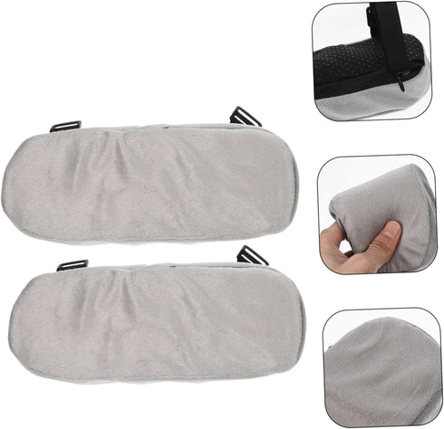 Memory Foam Armrest Cushion Pads - Soft Covers for Office Chairs