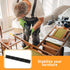 Xingwenhao 4pcs 90 (275x25x25mm) Raised Garden Bed Corner Brackets, L Bracket, Degree Angle Brackets, Black Metal Bed
