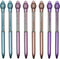 Maydahui 12PCS Pineapple Crystal Bling Ballpoint Pens, Retractable Quicksand Pens for Girls School Office Supplies