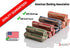 J Mark Flat Coin Roll Wrappers (Quarters, Dimes, Nickels, Pennies), ABA Striped Kraft Paper Coin Roll Wrappers,