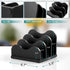 DRASTAR Mail Organizer Countertop, Letter Holder for Desk, 3 Slots Black Small File Holder for Home Office
