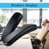 Office Chair Arm Replacement Pads (Set of 2), Oval Shaped Arm Rest for Desk Chair with Mounting Hole Patterns