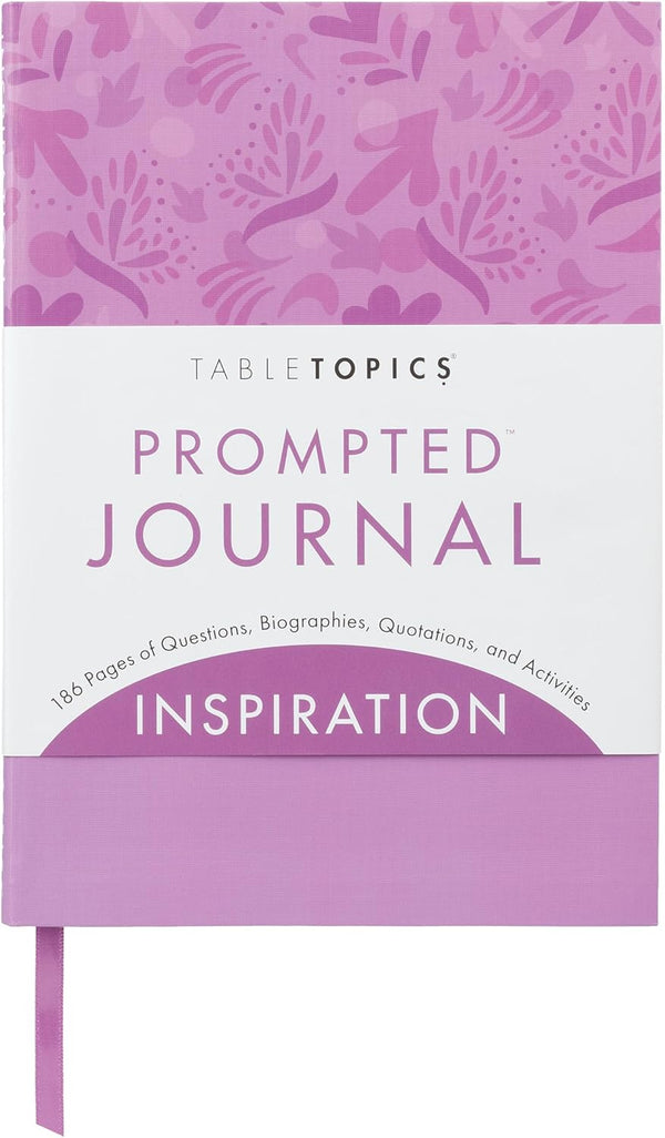 TableTopics Inspiration Prompted Journal with Questions, Inspirational Quotes, Activities for Self-Care and Wellness,