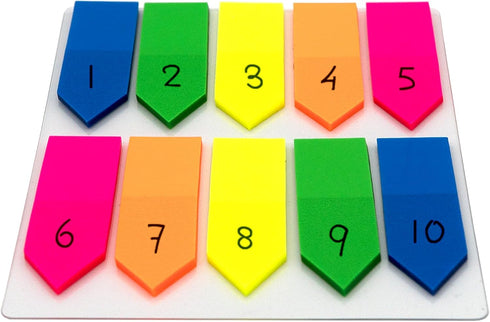 Emraw Colorful Sticky Arrow Flags, Page Markers Index Tabs, Neon Bright Self Stick Removable Flags, Pack of 20