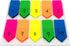 Emraw Colorful Sticky Arrow Flags, Page Markers Index Tabs, Neon Bright Self Stick Removable Flags, Pack of 20