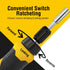 AZUNO 24 IN 1 Ratchet Screwdriver Set with Universal Socket, 20 CRV Bits Stored in Handle, 12+8 Slotted/Philips/Torx/Hex/Square Sand Blasted Bits and Chrome Plated Precision bits. by AZUNO
