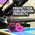 echomerx Pink Heat Tape Dispenser - Sublimation Tape Dispenser for Pre-Cut Heat Resistant Tape