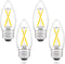Dimmable E26 LED Candelabra Bulb 25 Watt Equivalent, Daylight White 5000K, 120V