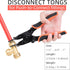 Push to Connect Removal Tool, Disconnect Tongs for 1/2”, 3/4”, 1” Push in Fittings Plumbing
