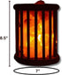 7"(D) 8.5"(H) Himalayan Pink Salt Lamp Cage Heated Rock Lamp for Relaxation, Detox & Home Spa