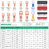 Twidec/110PCS Battery Cable Ends AWG 2 4 6 8 10 12 14 16 Gauge Copper Cable Wire Lugs,Ring Terminals Connectors,Copper Ring Terminals with Heat Shrink N-067-110PCS