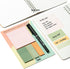 Mr. Pen Pastel Transparent Sticky Notes, 200 Pcs, Bible Sticky Notes, Planner Tabs, Repositionable Book Sticky Notes