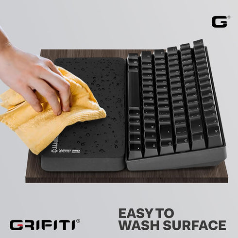 GRIFITI Fat Wrist Pad 14 x 2.75 x 0.75 Inch for Computer Keyboard Rest Support, Ergonomic
