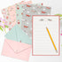 54 Set Envelopes,36 Paper+18 KSIWRE PCS Stationery with Writing Envelopes,Cute Lined Stationery Paper for Writing
