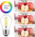 Gozelux A15 Bulbs, Bulbs, Dimmable, E26 6W (60W 5000K 700LM, 6 Pack LED Vintage Edison Clear Glass, Medium Base