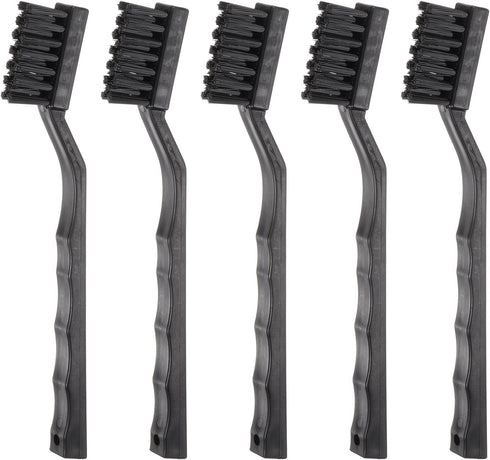 HARFINGTON 5pcs Anti-Static ESD Brushes, 16x35mm PV Plastic Conductive Bristles for Cleaning PCB, Laptop, Keyboard
