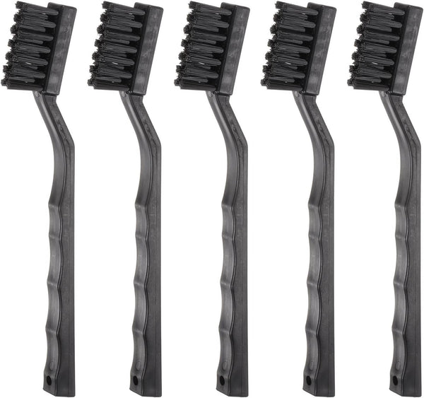 HARFINGTON 5pcs Anti-Static ESD Brushes, 16x35mm PV Plastic Conductive Bristles for Cleaning PCB, Laptop, Keyboard