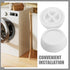 2pcs HOMSFOU Washing Machine Feet Stabilizer Anti-Vibration Pads Nonslip Leveling Pads for Washer Dryer Furniture Noise