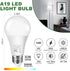 14W Dimmable LED Light Bulbs, 1500LM, 100W Equivalent, A19, E26 Base, 5000K Daylight, 10 Pack
