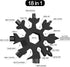 Stocking Stuffers for Men - Multi Tool 2 Pack, 18 in 1 Snowflake Hand Tools, Portable for Outdoors