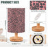 Amooorous Leopard Skin Print Black Peach Bedroom Table Lamp Baby Night Light for Farm Lamp for Study Desk Decor de