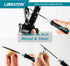 Libraton Needle File Set, 6PCs Interchangeable Small Files for Precision Metal Work and Woodworking