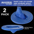 Master Elite Paint Can Lid Cover and Pouring Spout for 1-Gallon Containers, 2 Pack - Secure Seal to Prevent Messes