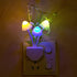 4Pack AUSAYE Sensor LED Plug in Night Light for Adults Kids , Color Changing Cute Mushroom Flower Wall Lamp