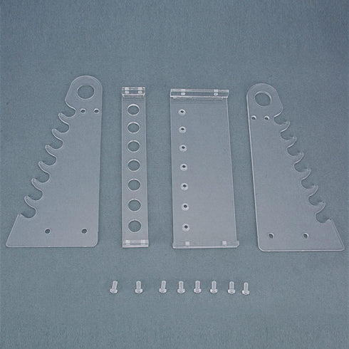 stonylab Detachable Plexiglass Pipette Rack, Pipet Holder Stand with 1.5 cm Hole Diameter