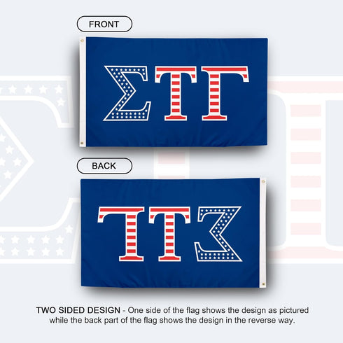 Desert Cactus Sigma Tau Gamma Flag USA Fraternity Greek Letter Banner, Large 3x5 feet Sign Decor