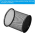 PATIKIL 2 Pack Mesh Pen Holder, Round Pencil Basket Cup Organizer for Desk Accessories, Silver Black Makeup Brush Holder