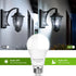 Bulb, 13W 60W A19 E26 Bulb, 5000K 1100LM, 3 Pack OHLUX Dusk to Dawn Outdoor Light Equivalent Energy Saving Led Cool
