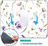 IMAYONDIA 9.5" 7.9" Computer Mouse Pads for Desk, Sage Green Floral Mouse Pad Small Square Computer Mousepad, x