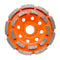 FEWELL 4 1/2” Concrete Grinding Wheel, Double Row Diamond Cup Wheel with 7/8” Arbor