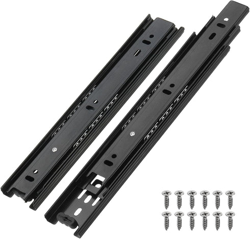 PATIKIL 10 x 1.7 Inch Drawer Slides, 2Pcs Steel Full Extension Ball