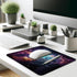 Galactic Nebula Starscape Mouse Pad, Stitched Edges Non-Slip Rubber Base, Explore The Universe from Your Desk