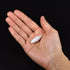 MECCANIXITY Magnetic Stirrer Mixer Stir Bar Rod 30mm x 10mm Olive Shape Magnet White, 2 Pcs for Laboratory